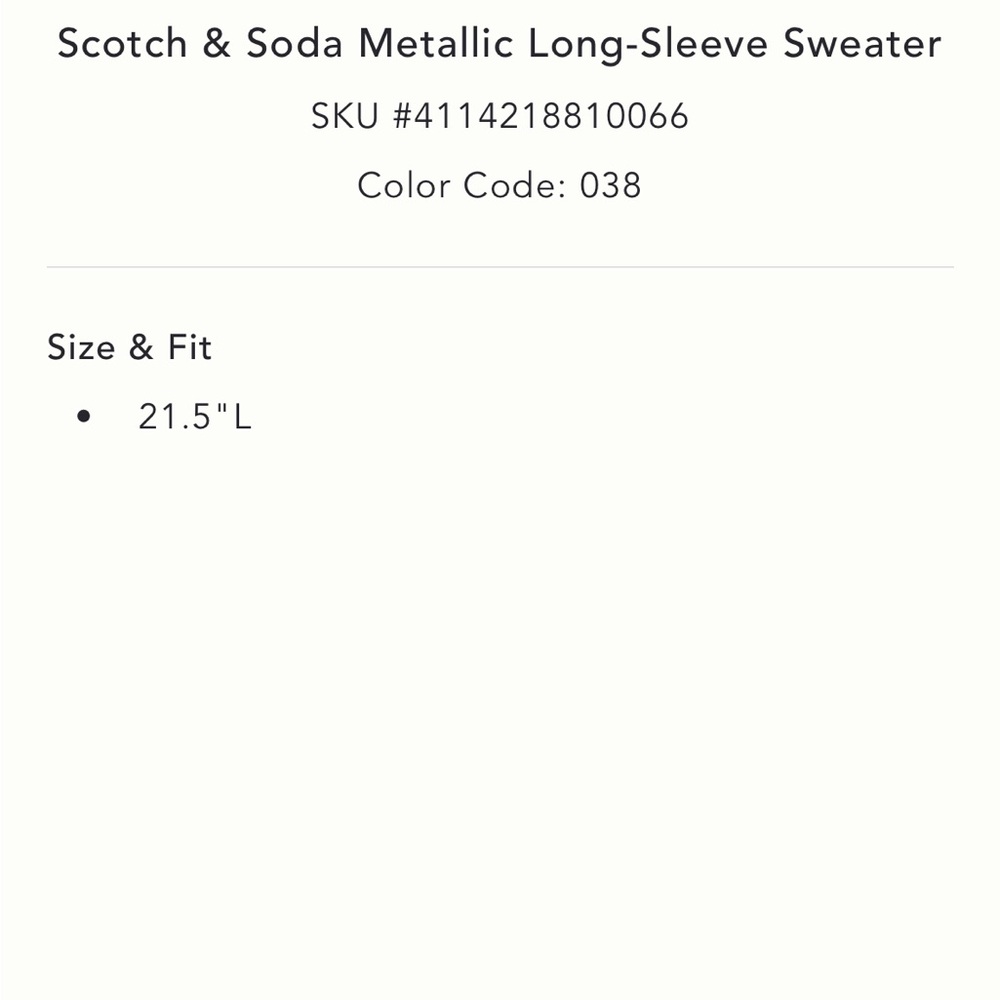 Scotch & soda Metallic Long-Sleeve Sweater - Picture 8 of 10